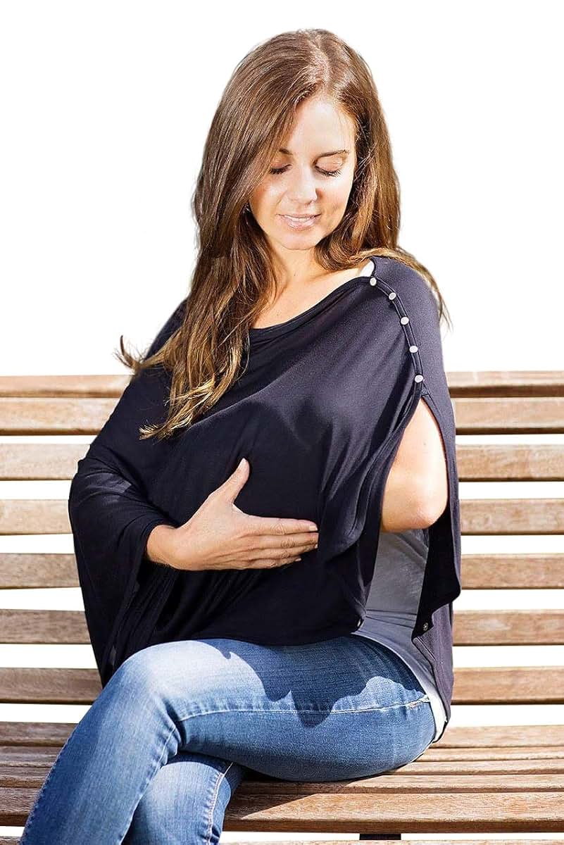 Byrd & Blume Maternity Nursing Cover Wrap With Adjustable Snaps (photo 2)