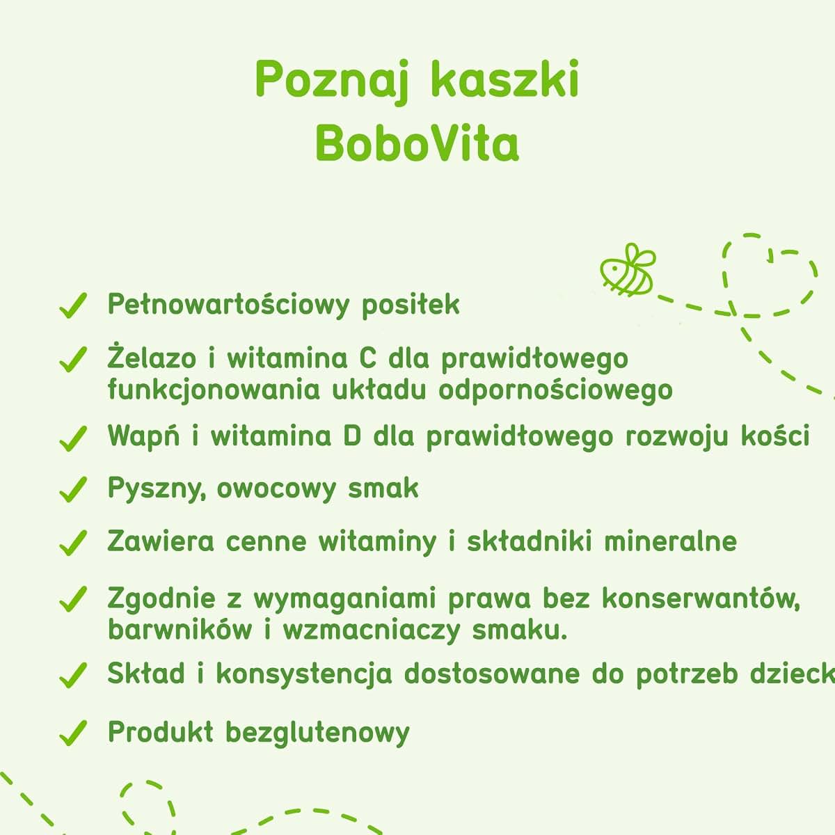 Bobovita Milk and Rice Gruel Multifruit for Babies (230g/8.1oz) (photo 3)
