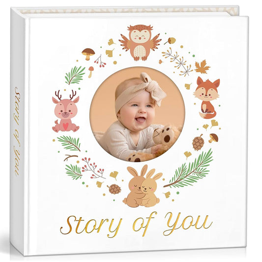 Eliz Sky Baby Memory Book – First 5 Years Milestone Journal