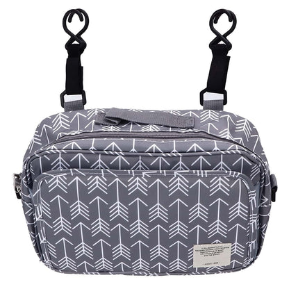 Fupi Fudax Diaper Caddy Tote Bag, Orderly Storage Portable Convenient Large Capacity Stroller Side Storage Bag for