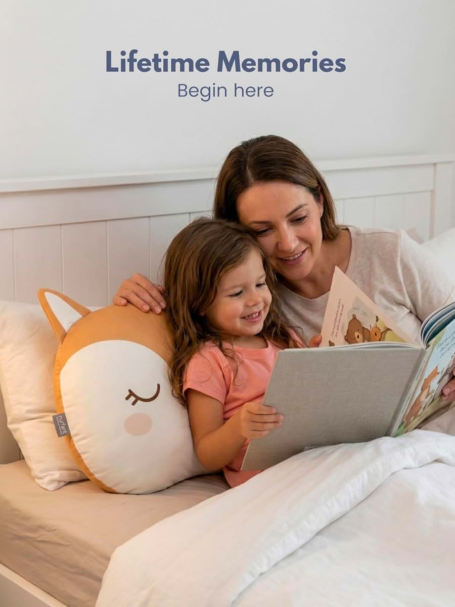 Nurfant Toddler Pillow - Organic Cotton Ergonomic Pillow for Ages 2 to 6 (photo 3)