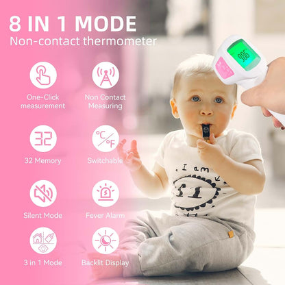 Snomd Non-Contact Forehead Thermometer 3-In-1 For Body, Object, Room
