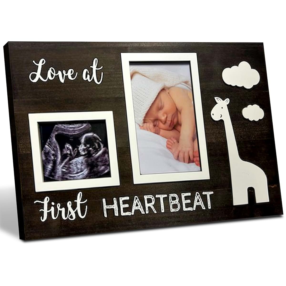 Bloom & Nest Giraffe Wooden Sonogram Picture Frame