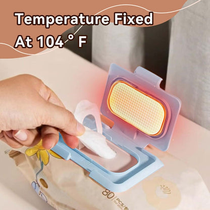 Jwthee Baby Wipe Warmer, Constant Temperature Evenly Heating Portable USB Wet Wipe Heater for Babies Portable Wipe (photo 2)