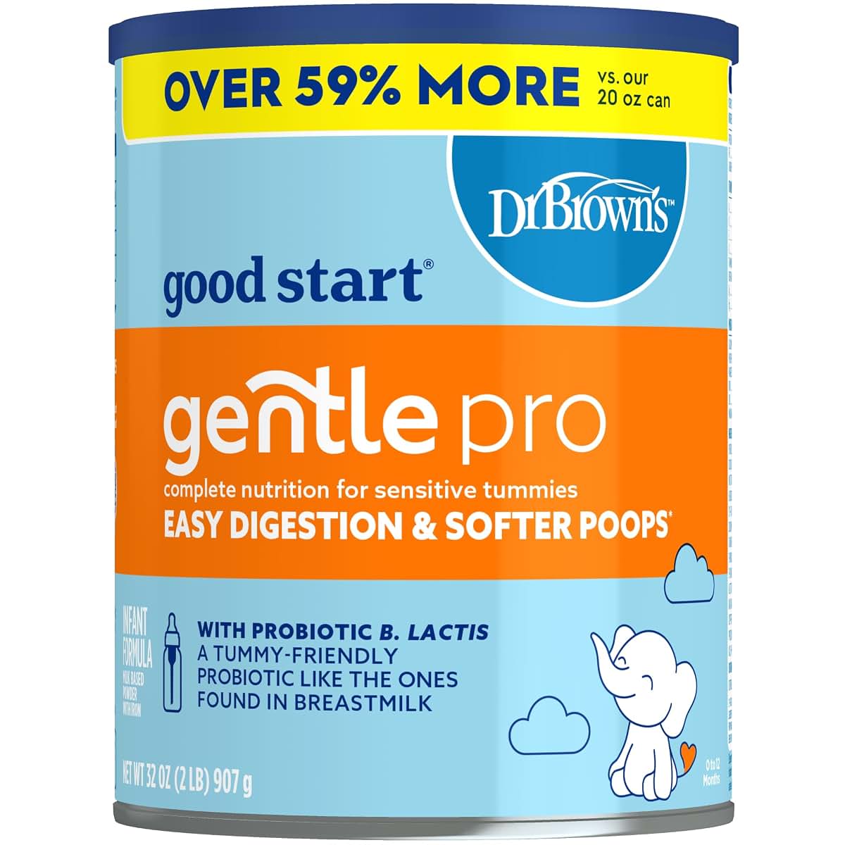 Good Start Dr. Brown's Gentle Pro Infant Formula Powder for Sensitive Tummies