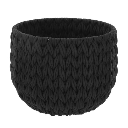 Large Woven Rope Decorative Storage Basket for Home Organization