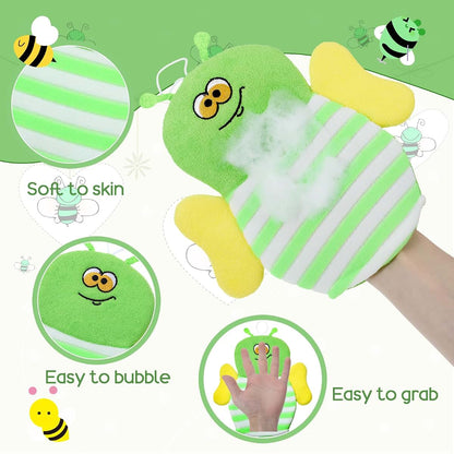 Sibba Baby Bath Mitt Washcloths, 10 Pack