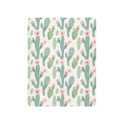 decor gift Baby Sheets Rose Succulents Flowers Desert Cactuses Essentials Boys Girls 52''x28'' (photo 2)