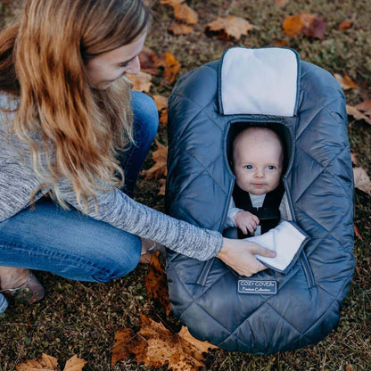 Cozy Cover Premium Infant Car Seat Cover with Polar Fleece