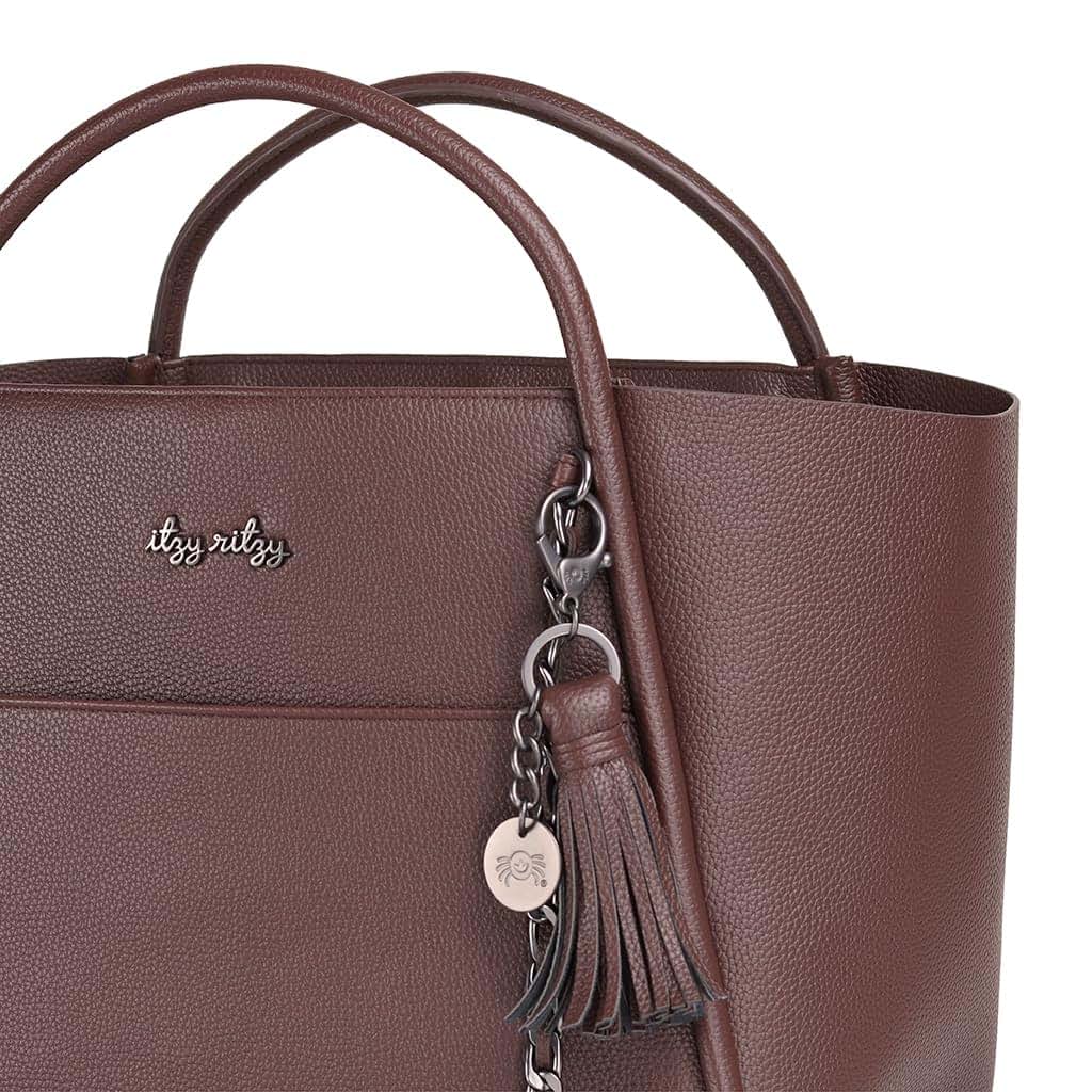 Itzy Ritzy Boss Tote Diaper Bag in Vegan Leather