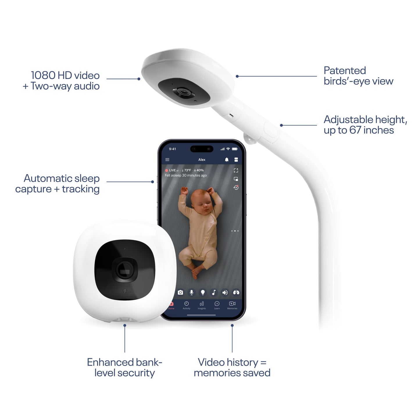 Nanit Pro Smart Baby Monitor Camera