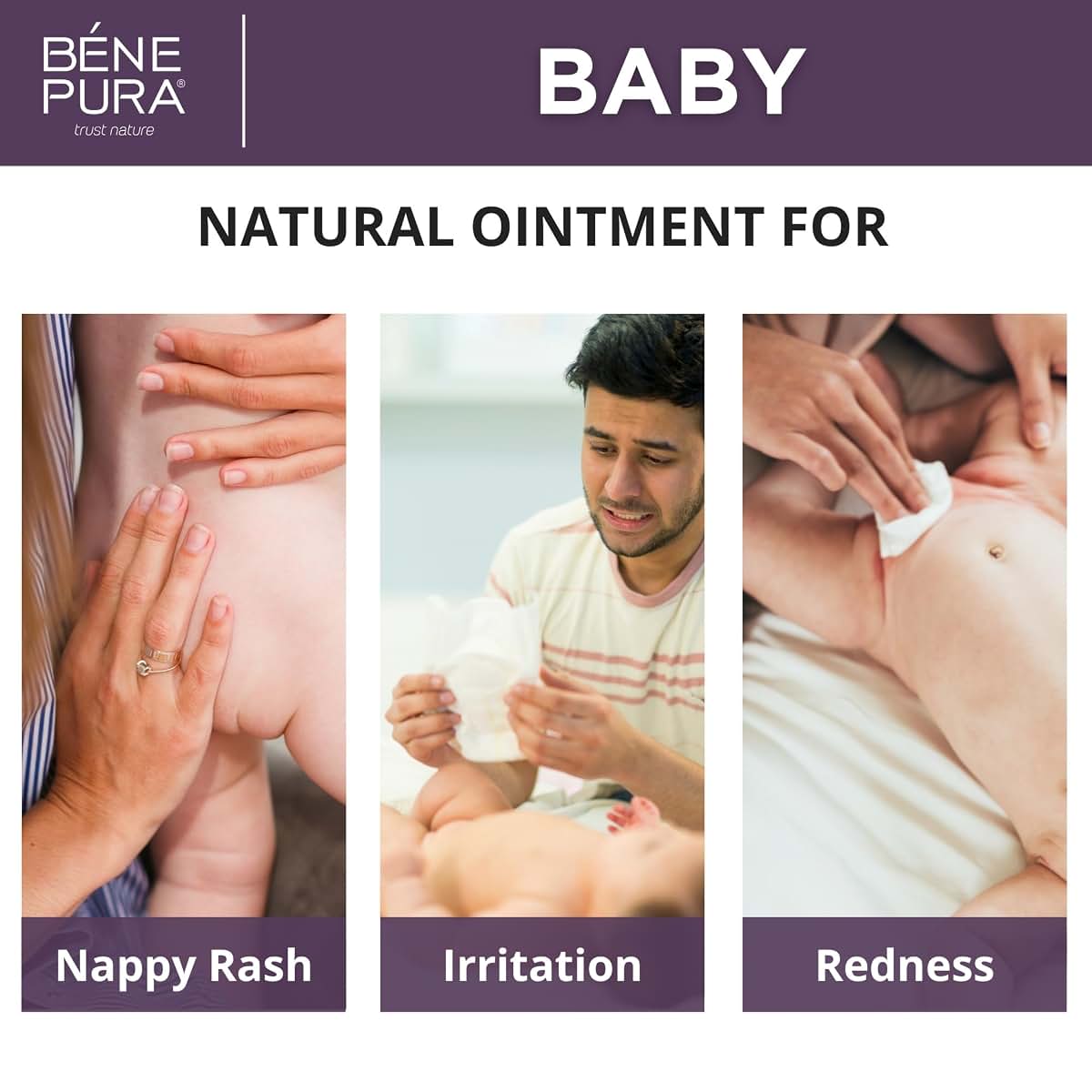 BenePura Natural Diaper Rash Ointment with Calendula