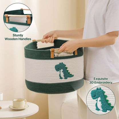 Qingdaoyoubeiershagnmaoyouxiangognsi Cotton Rope Basket