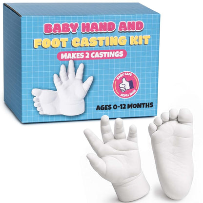 Ifeolo Baby Hand and Foot Casting Kit (2 Pack) - Wood