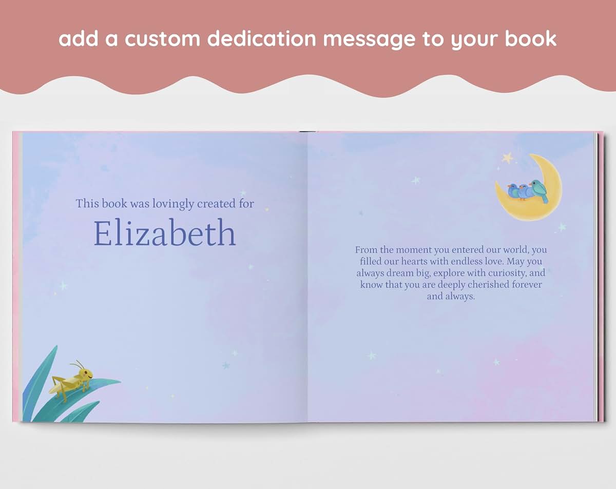 Luna Studios Personalized Baby Memory Book With Custom Name (photo 2)