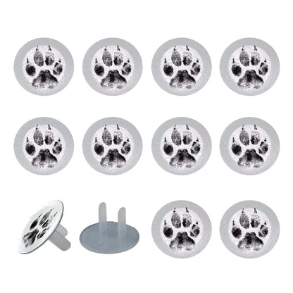 Cdgiruowunv Animal Paw Print Outlet Covers 24-Pack