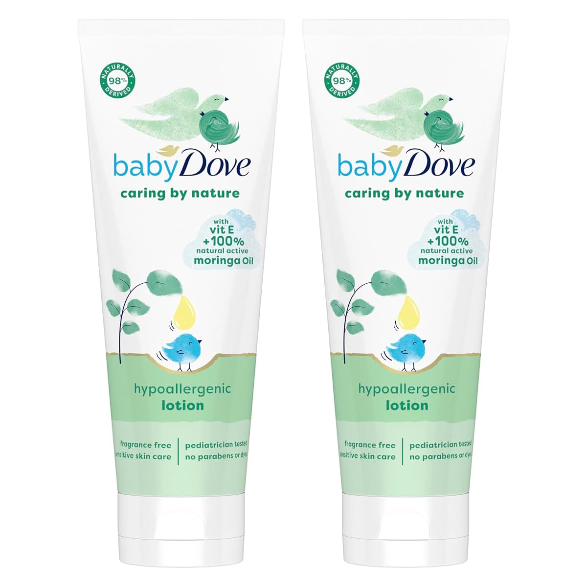 Baby Dove Moisturizing Lotion, 2-Pack, 13.5 fl oz