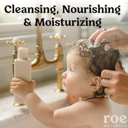 Roe Wellness Baby Body Wash & Shampoo with Natural Vanilla Scent (photo 3)