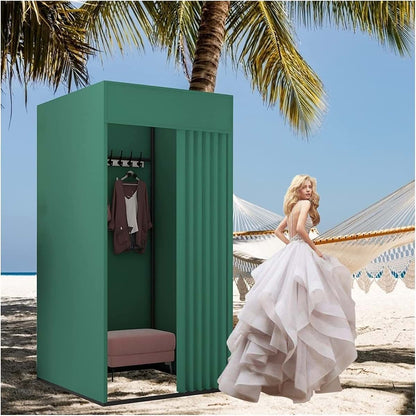 Saako Freestanding Changing Room With Blackout Curtains