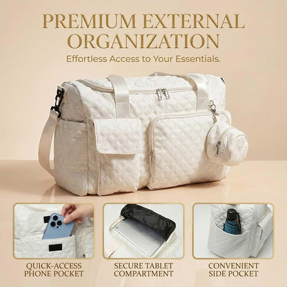 Diaper Tote Bag for Maternity and Travel Essentials