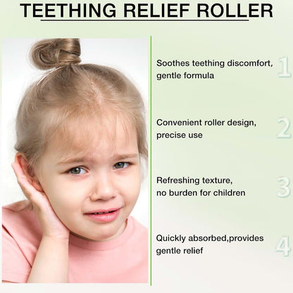 Velaria Teething Roller Oil for Babies, 3 Piece Set