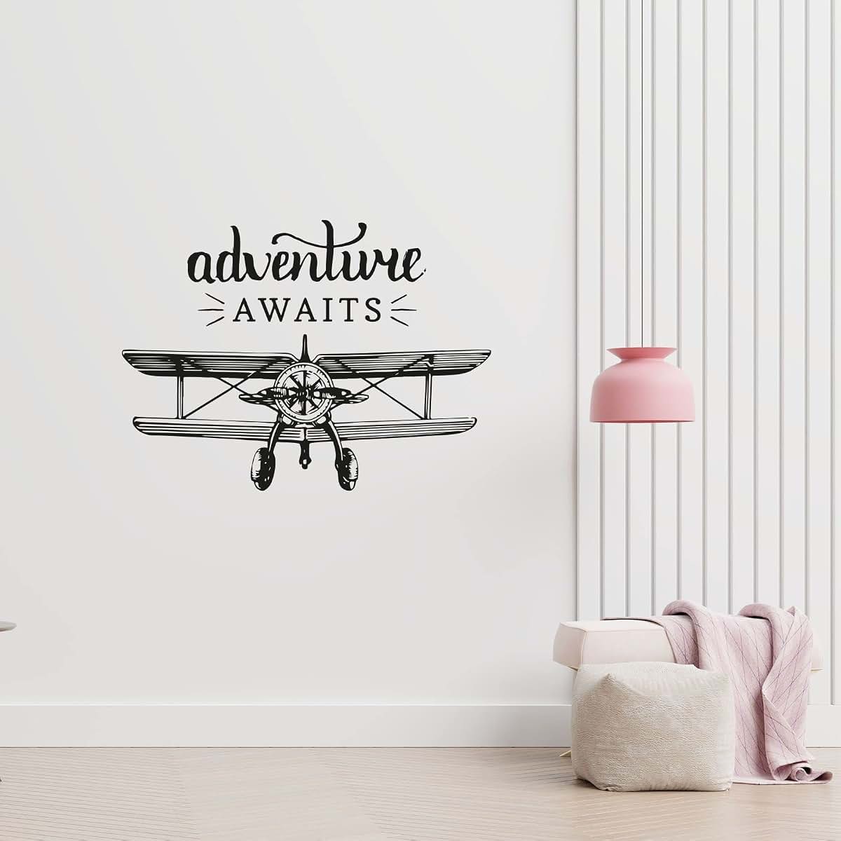 Adventure Awaits Vinyl Wall Decal 22x30 Inch