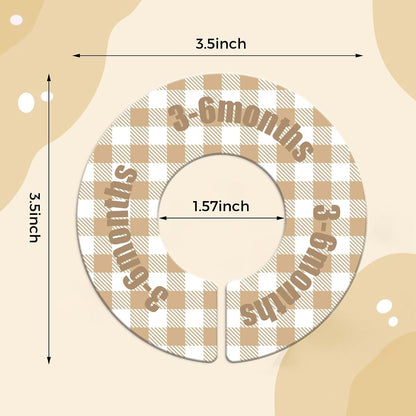 WSICSE Baby Closet Dividers 8-Piece Set