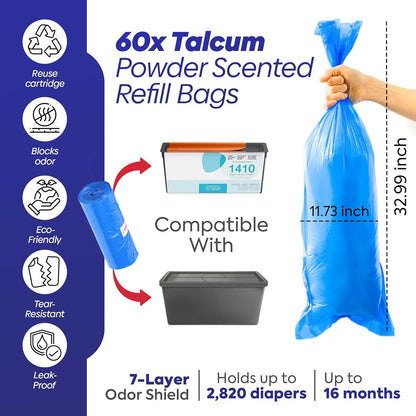 Biomedintech Diaper Refill Bags For Diaper Genie Easy Roll (photo 3)