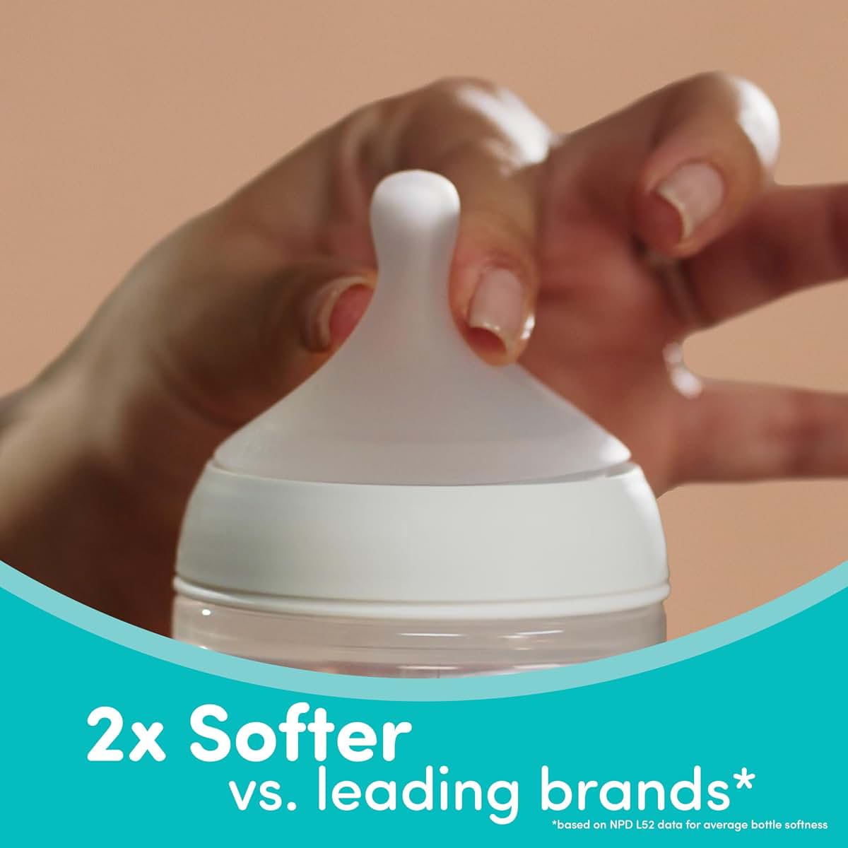 NUK Perfect Match Soft Silicone Nipple with Anti-Colic Vent