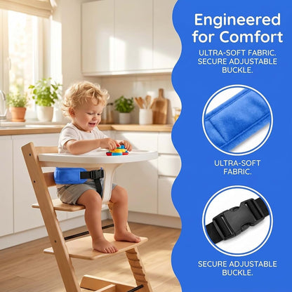 High Chair Safety Straps: Adjustable Universal Harness for Baby Dining and Travel