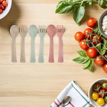 Toddler Flatware and Cutlery Set for Mealtime