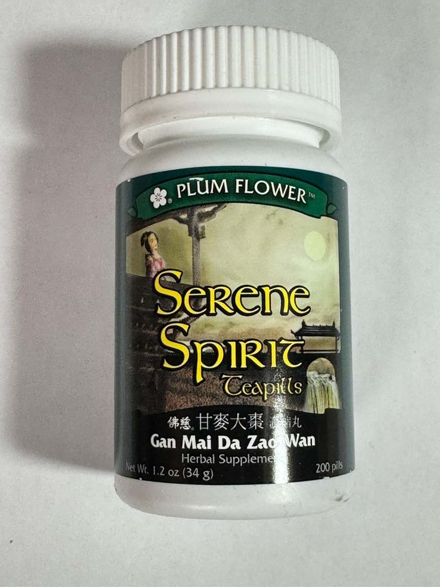 Plum Flower Serene Spirit Teapills, 200 Count