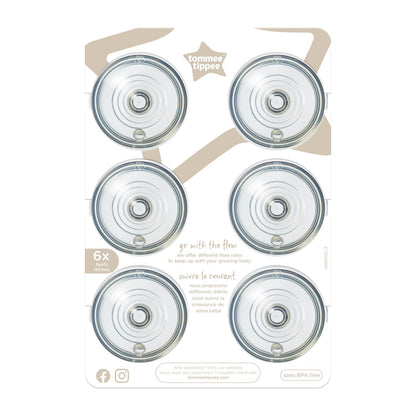 Tommee Tippee Natural Start Baby Bottle Nipples Medium Flow