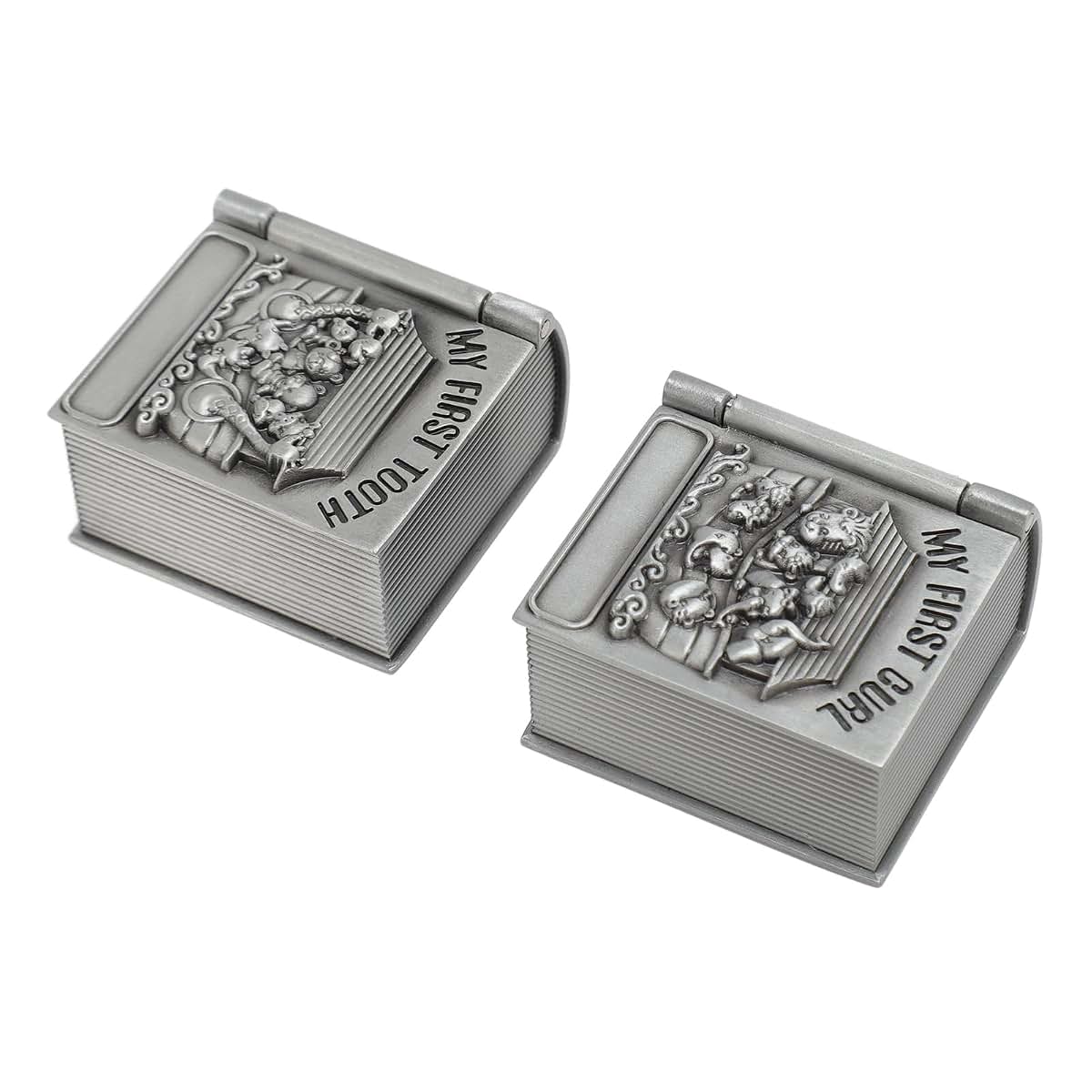 SENECESLI Baby Tooth and Hair Keepsake Box Set for First Tooth and Curl (photo 3)