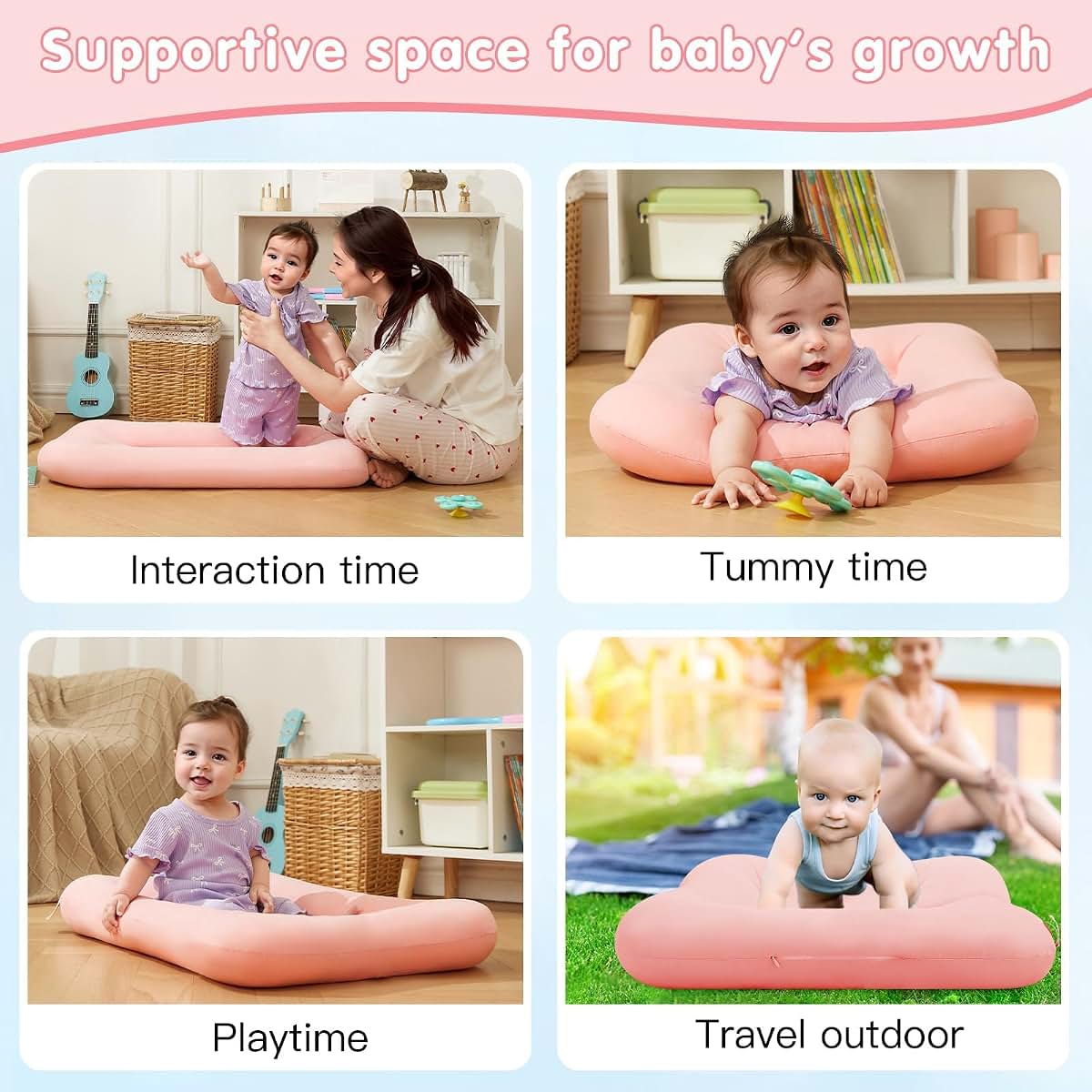 BabyOneStop Lucakuins Bionic Baby Lounger for Newborns