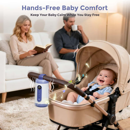 Rechargeable Hands-Free Baby Rocker for Soothing Sleep Aid