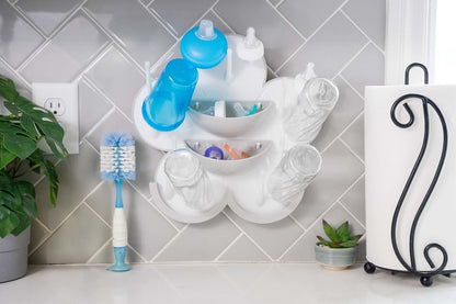 The Bottle Blossom Wall Mounted Baby Bottle Drying Rack