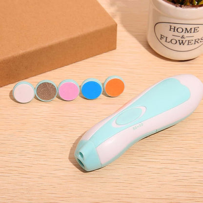 BTSEURY Electric Baby Nail Trimmer with 6 Grinding Head Set