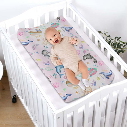 Kastlee Sea Animals Baby Changing Pad Cover