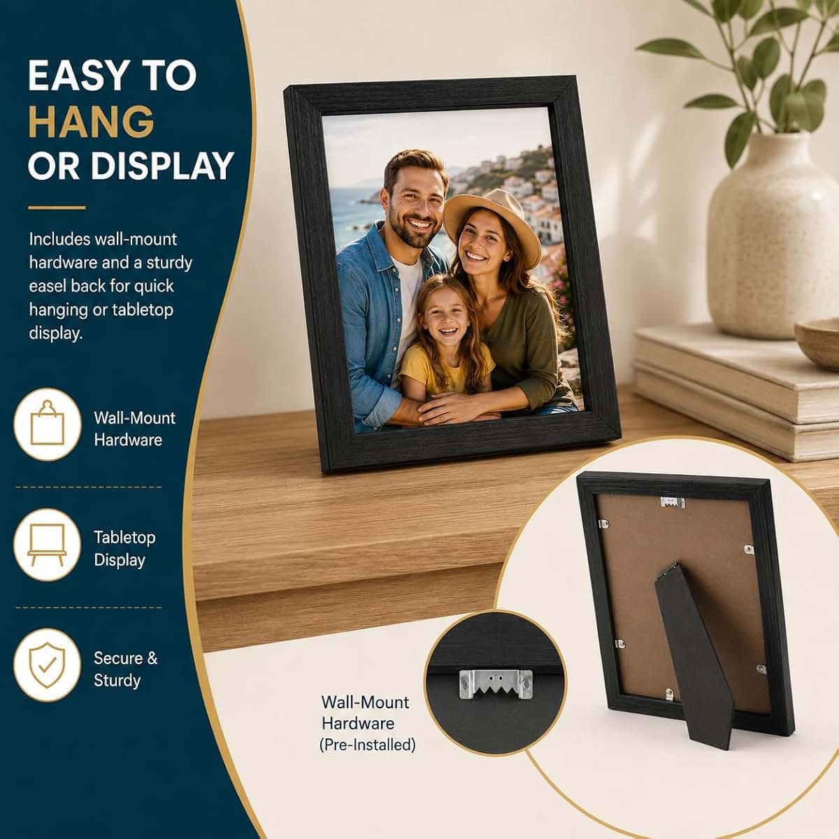 IndiPRO Custom Photo Print with Solid Wood Frame & Gift Box, Personalized Framed Picture Gift, Premium Archival Print (photo 3)