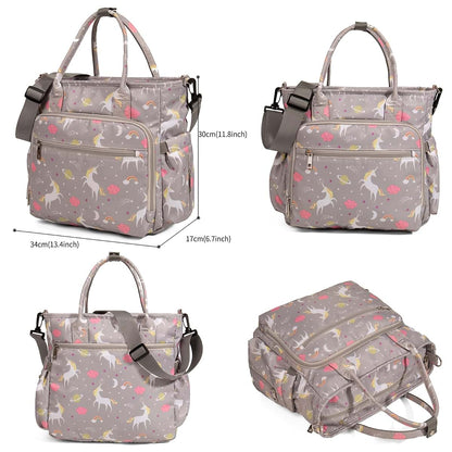 MEYTEILAY Diaper Bag Tote Baby Changing Bag Portable Waterproof and Large Capacity with Shoulder Strap Stroller (photo 2)