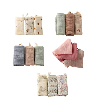 COYENRAT 3PCS Cotton Handkerchief Face Towel For Baby (photo 4)