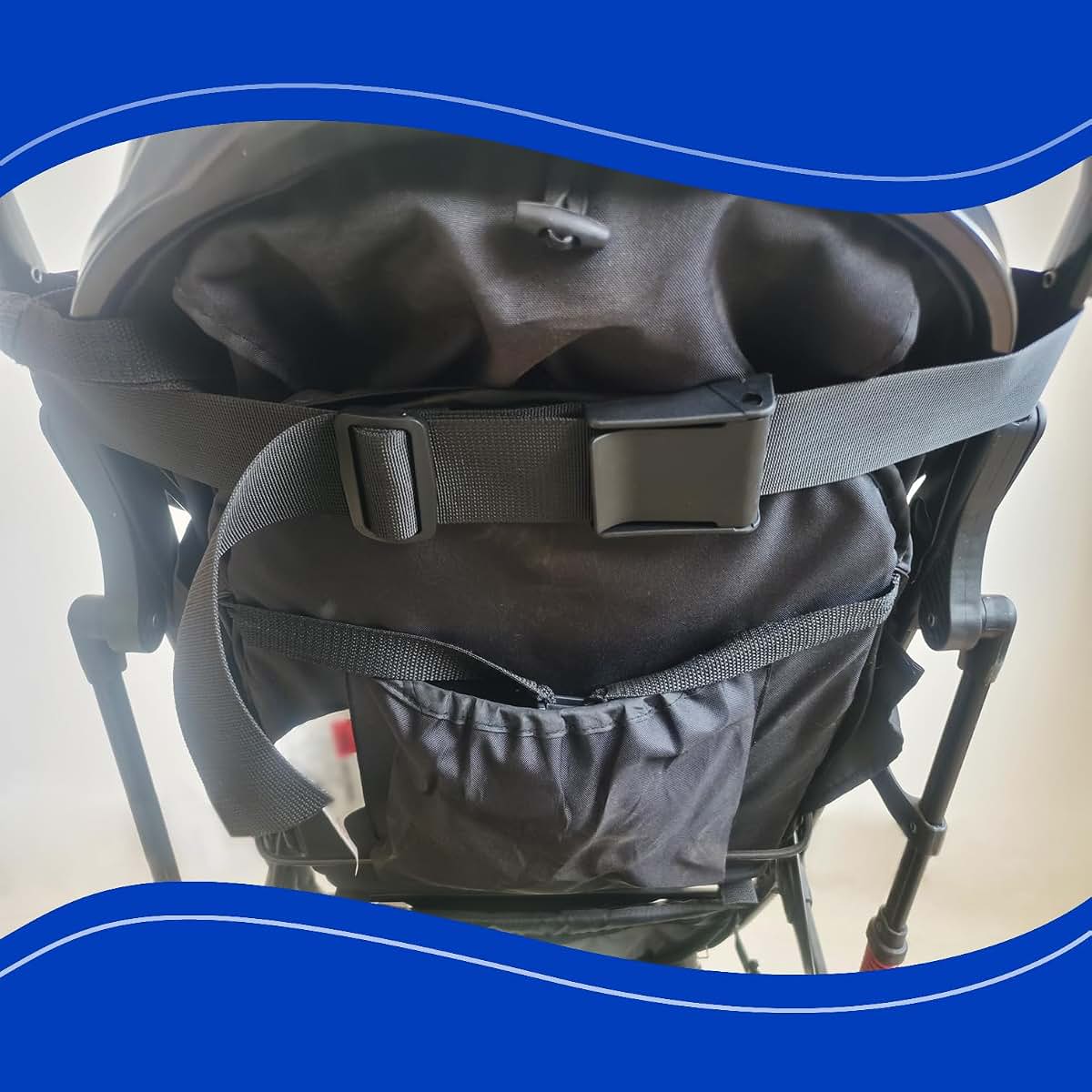 YCNBGFRD Pram Sit Up Strap for Stroller Universal Sit Me Up Straps Upright Pram Seat Sit Up Strap for Babyzen Stroller (photo 2)
