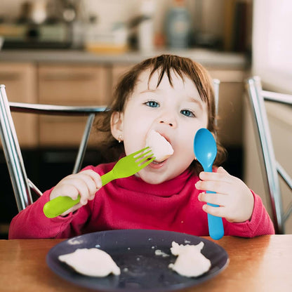 Plaskidy Plastic Toddler Spoons - 16-Piece Set (photo 4)