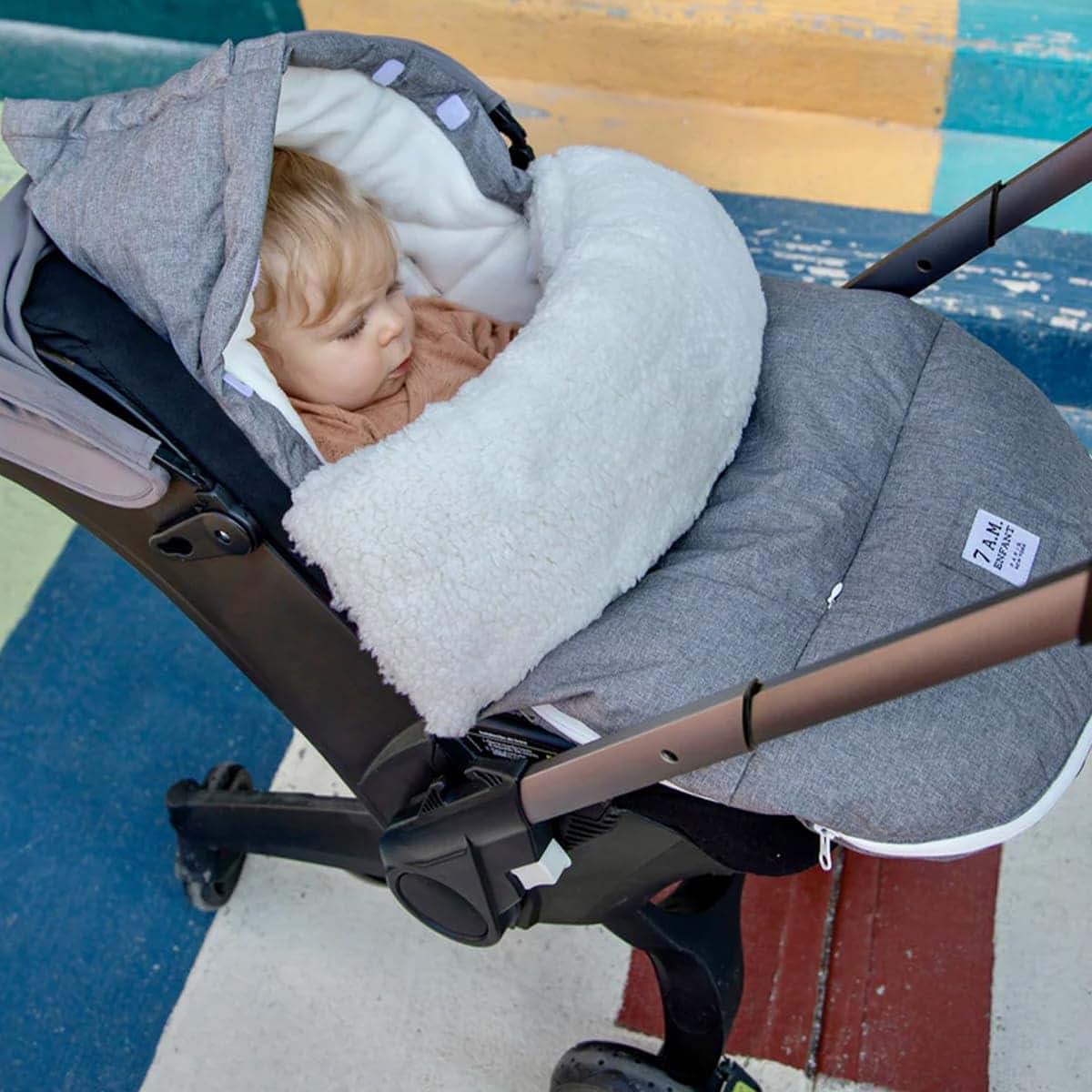 7 A.M. Enfant LambPOD Universal Stroller Footmuff Water Repellent Winter Bunting Bag
