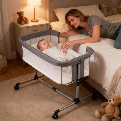 Cheermomo Baby Bassinet Bedside Sleeper