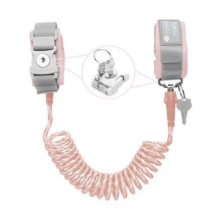 Dream Lin Toddler Walking Leash with Reflective Strap, 6.5ft, Pink