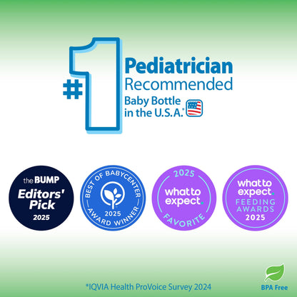 Dr. Brown's Anti-Colic Glass Baby Bottle 4oz
