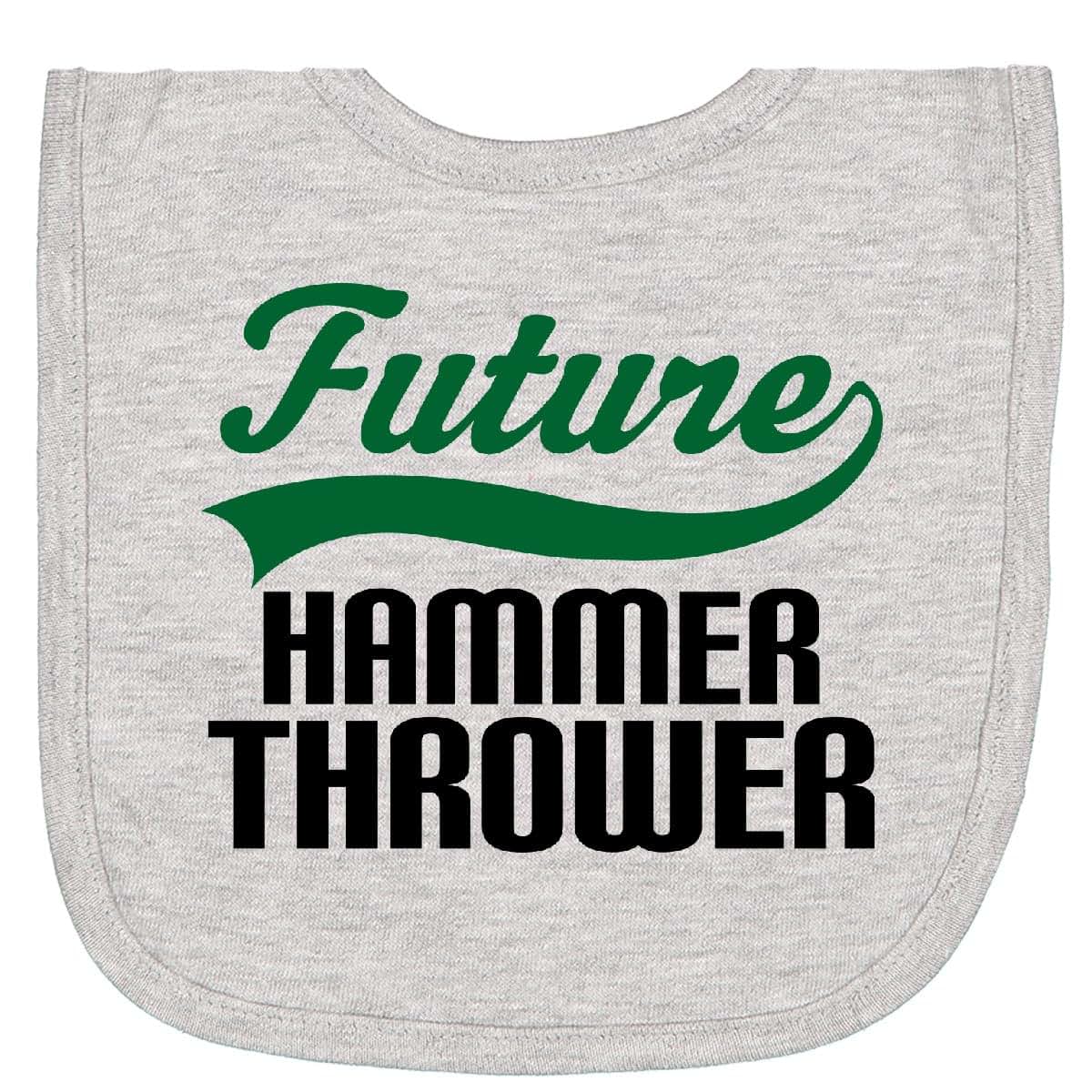 Inktastic Future Hammer Thrower Newborn Bib