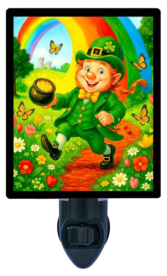 Night Light Designs Emerald Joy Night Light - St. Patrick's Day Leprechaun Design